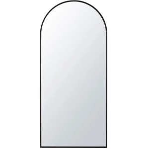 Espejo rectangular industrial con forma de arco de metal negro de 65 x 140 cm. modelo Julio de Maisons du Monde